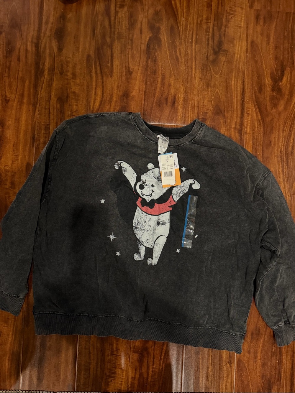 Disney Winnie the Pooh Halloween Crewneck Sweatshirt Sz Large